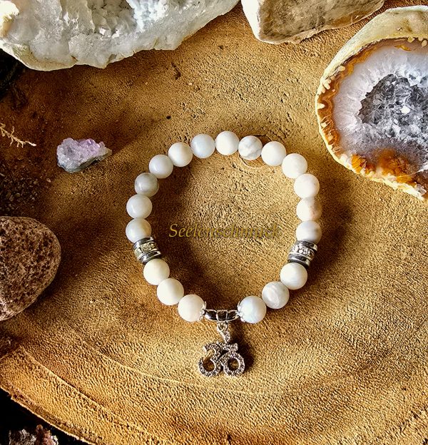 Chakra - Armband mit Om-Anhänger aus Sterlingsilber – Bild 5