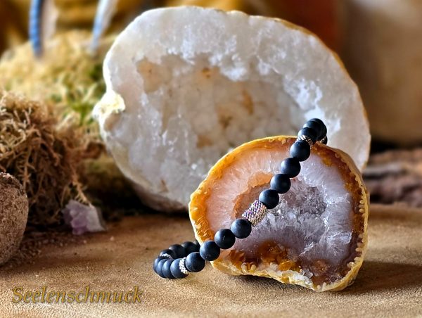 Unisex - Armband matter Onyx