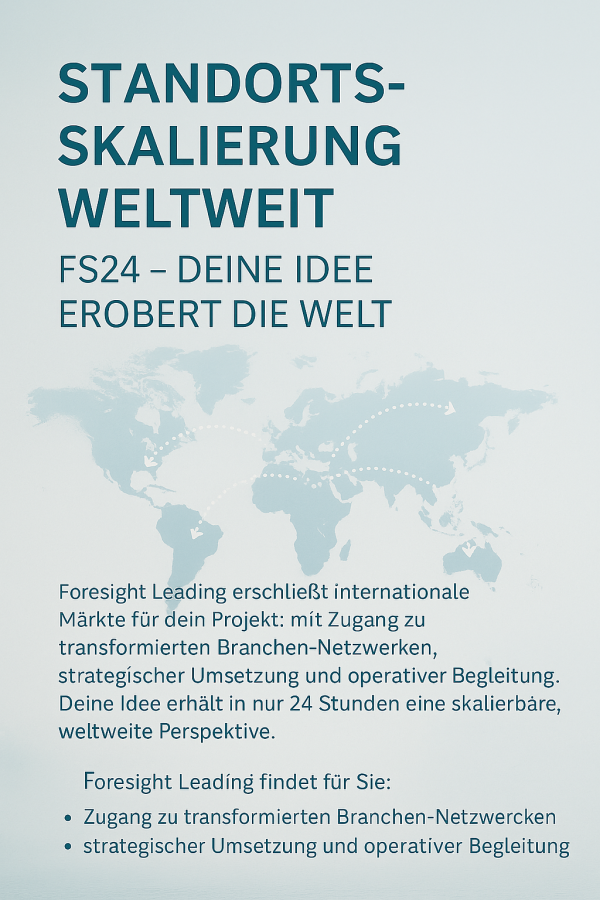 Standortskalierung weltweit – FS24 „Deine Idee erobert die Welt“